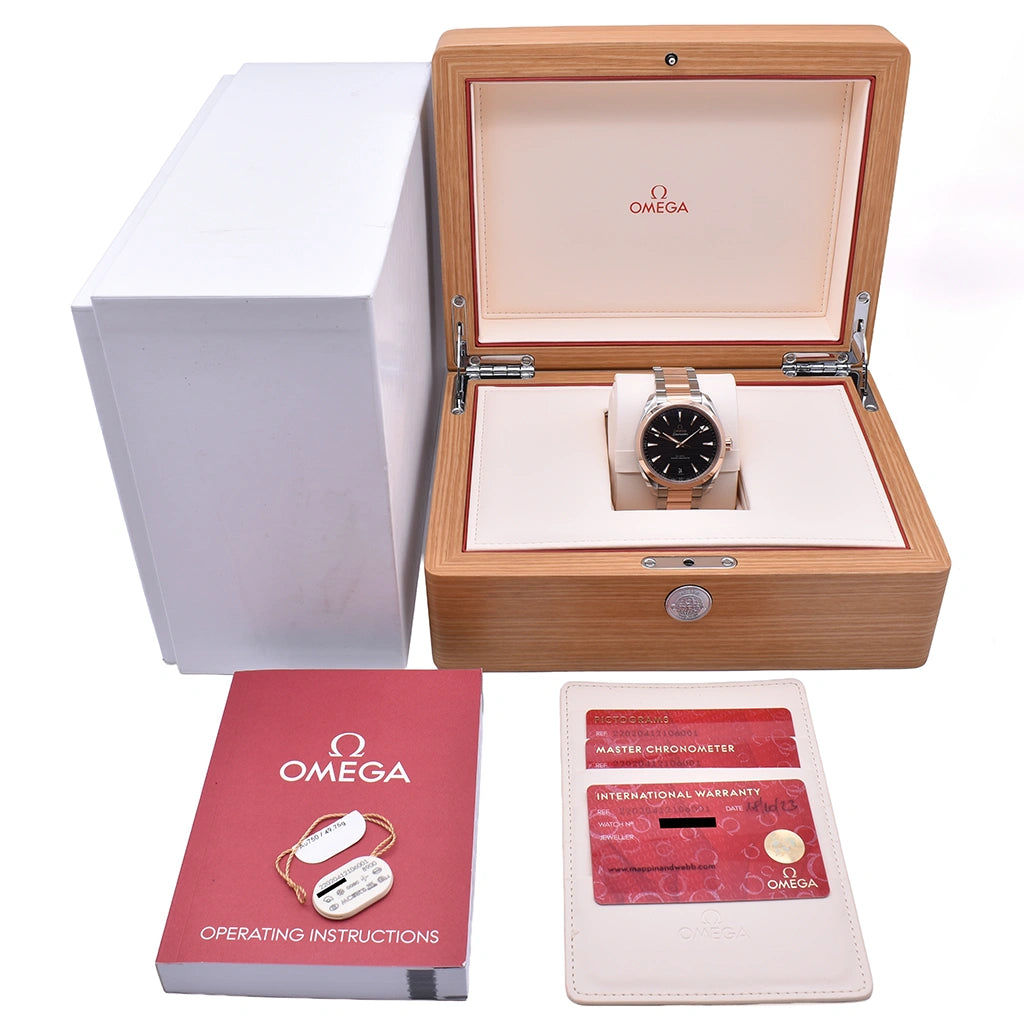 Omega Aqua Terra Stainless Steel/Sedna Gold Unworn 41mm 2023 220.20.41.21.06.001