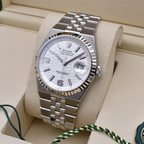 Rolex Land-Dweller 40 Oystersteel/White Gold Model no. 127334 2026 Box & Papers