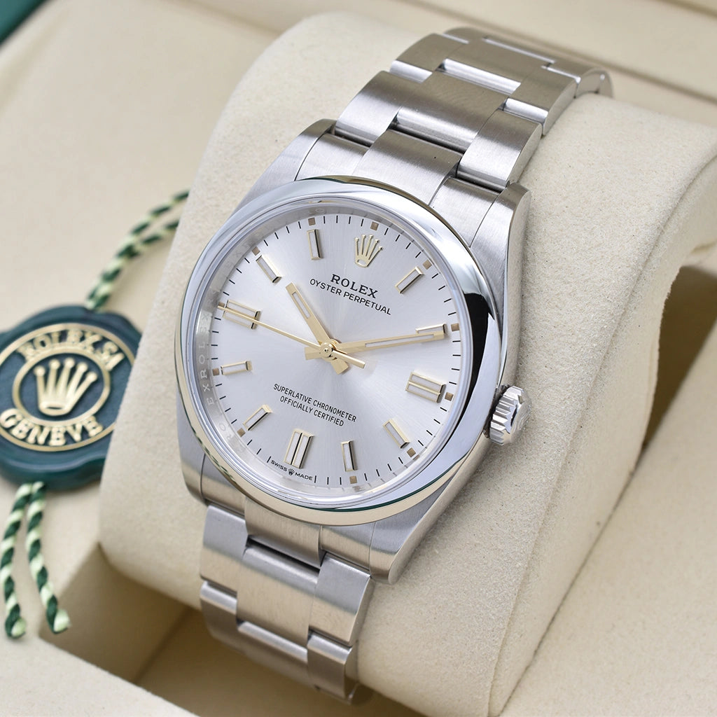 Rolex Oyster Perpetual Silver 36mm 126000 Brand New 2026 Box & Papers