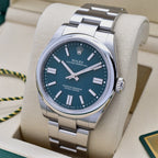 Rolex Oyster Perpetual 41mm Med Blue 134300 Brand New 2026 Box & Papers