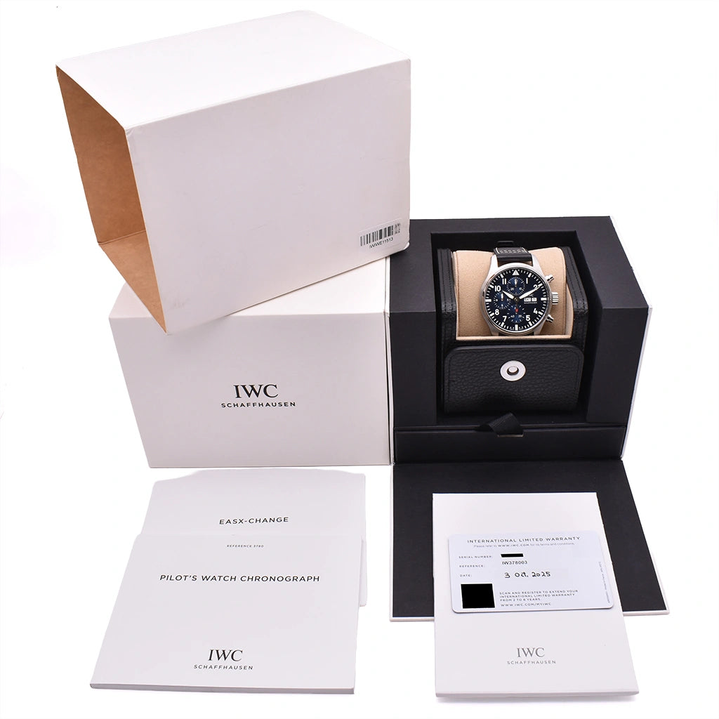 IWC Pilot's Watch Chronograph 43mm 2025 IW378003 2025 Box & Papers