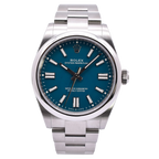 Rolex Oyster Perpetual 41mm Med Blue 134300 Brand New 2026 Box & Papers