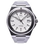 IWC Ingenieur Automatic 40 White / Silver IW328902 2024 Box & Papers