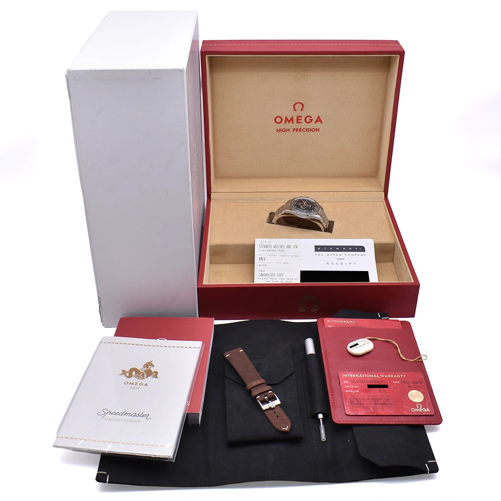Omega Speedmaster Trilogy 60th Anniversary Edition 311.10.39.30.01.001 Full Box & Papers
