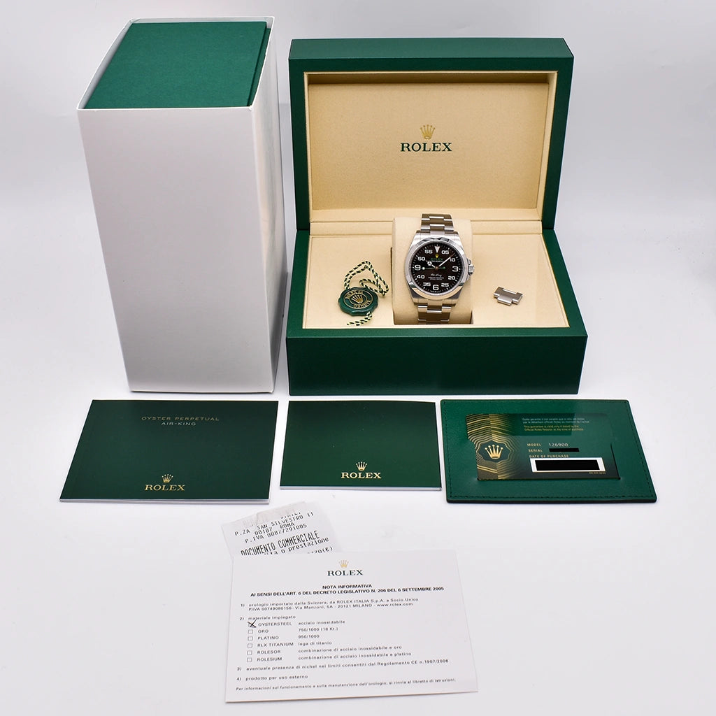 Rolex Air-King 40mm Partially Stickered 126900 2026