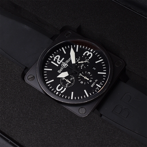 Bell & Ross BR 01-94 S Chronograph 46mm Fully Serviced Box & Papers