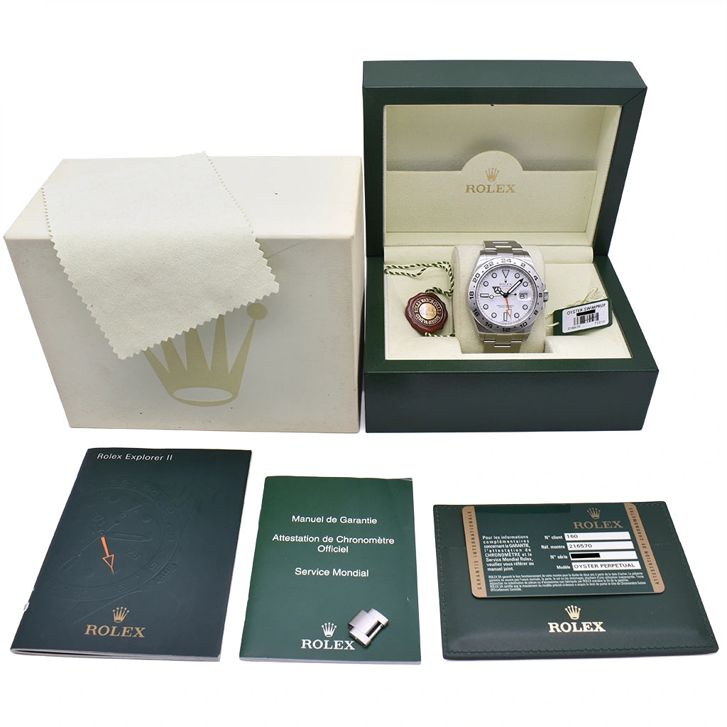 Rolex Explorer II Polar 42mm 216570 2013 Box & Papers