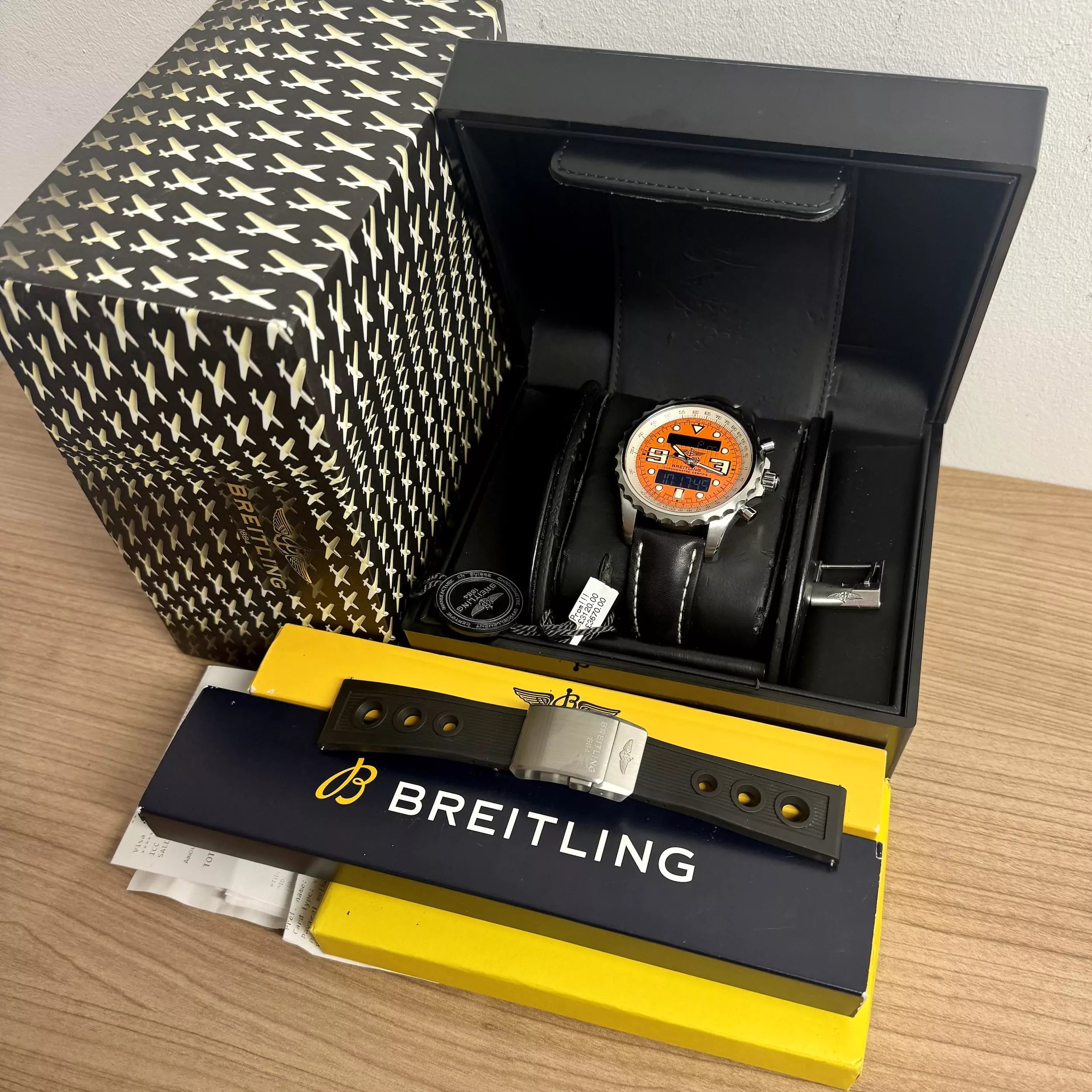 Breitling Chronospace Excellent Full Set A78365 2013