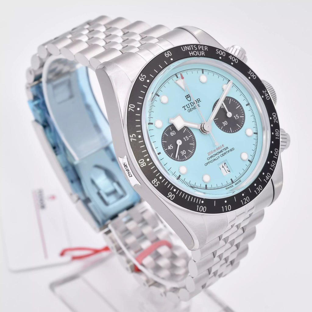 Tudor Black Bay Flamingo Blue Stickered 79360N 2025