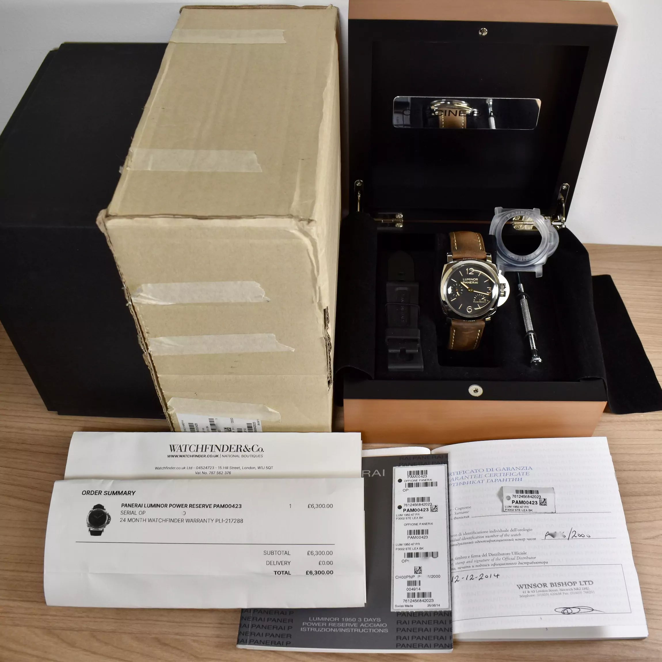 Panerai Luminor 47mm Power Reserve PAM00423 2014