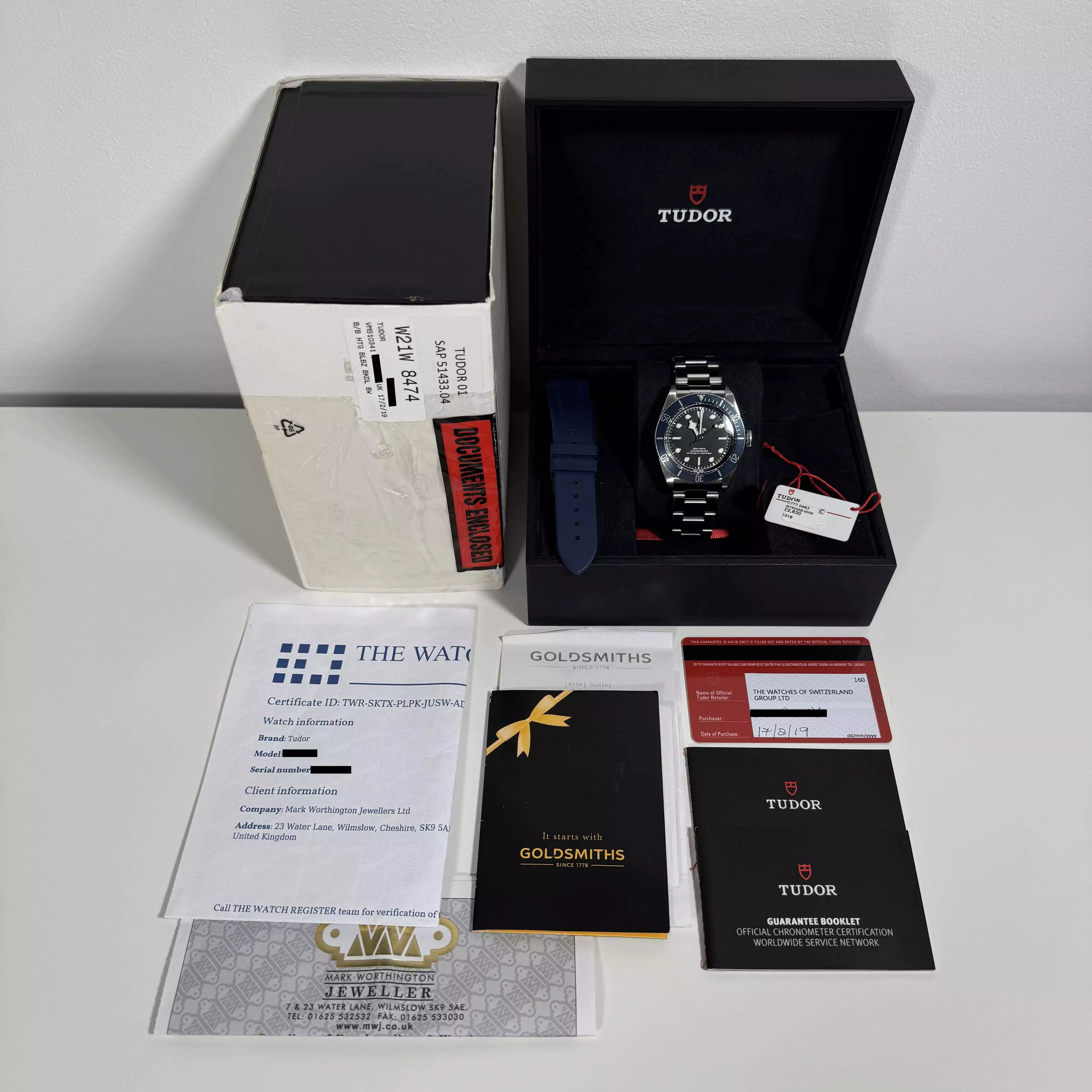 Tudor Black Bay Blue 41mm 79230B 2019