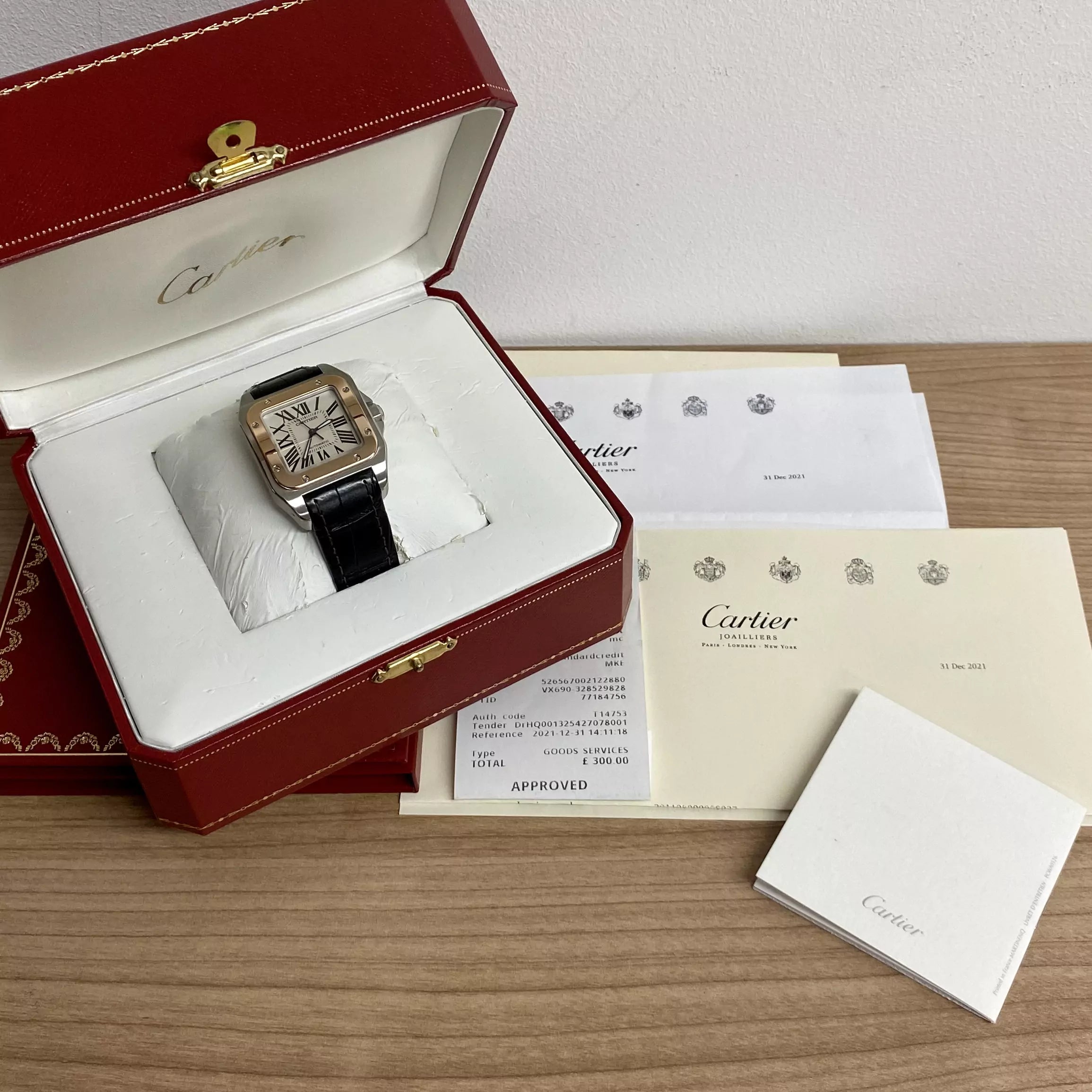 Cartier Santos Steel & Gold 2878 2878 2011
