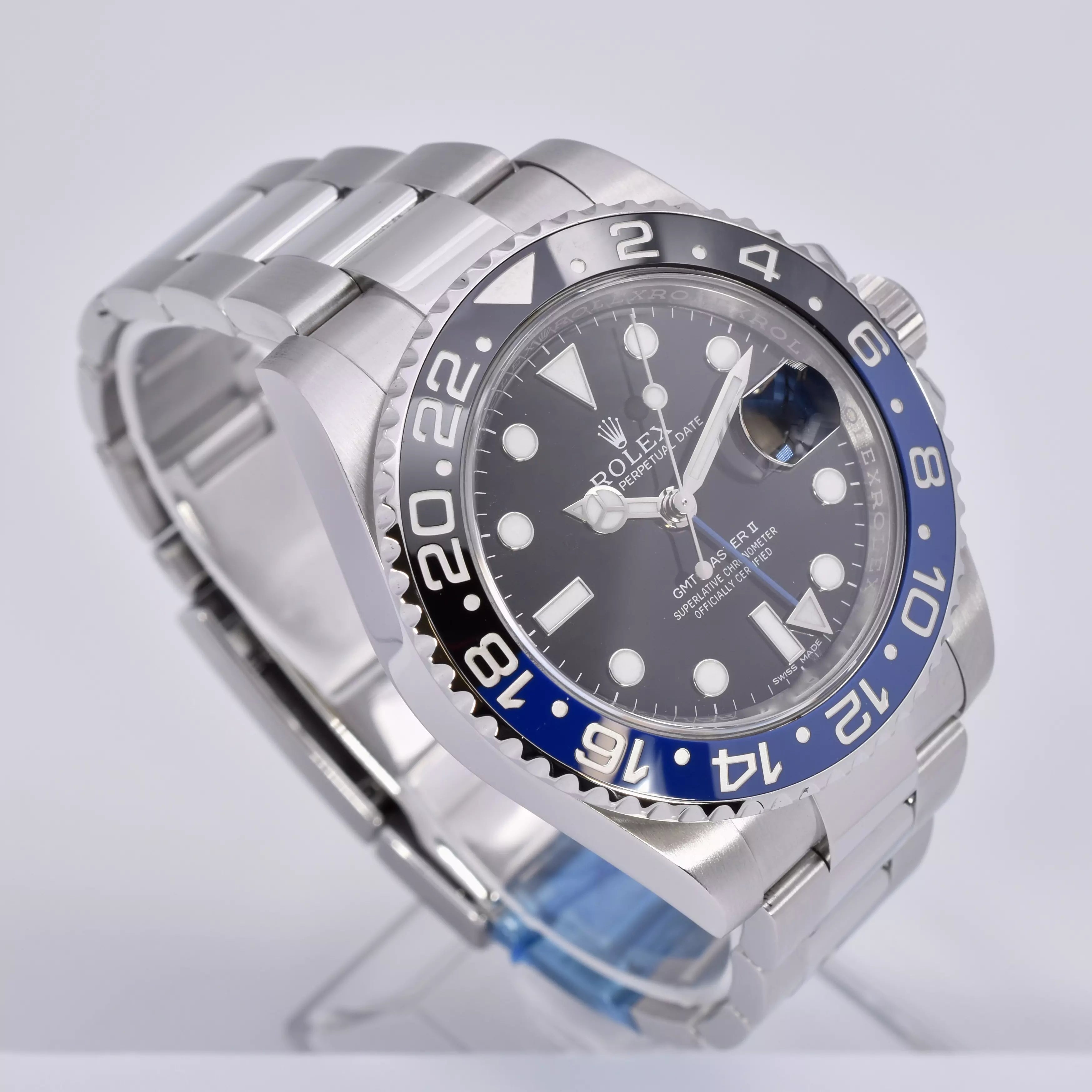 Rolex GMT Master II 40mm Excellent Set 116710BLNR 2015