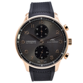 IWC Portuguese Chronograph Red Gold Slate Dial IW371482