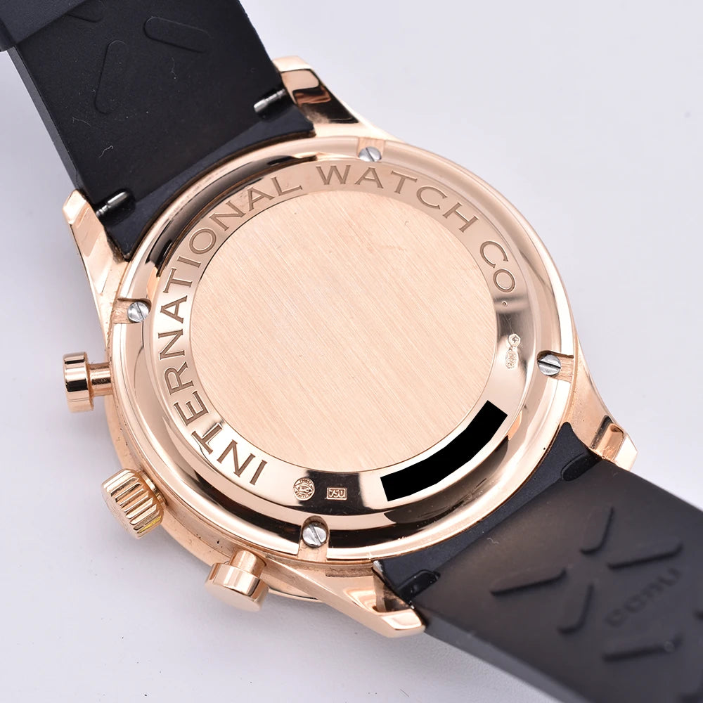 IWC Portuguese Chronograph Red Gold Slate Dial IW371482