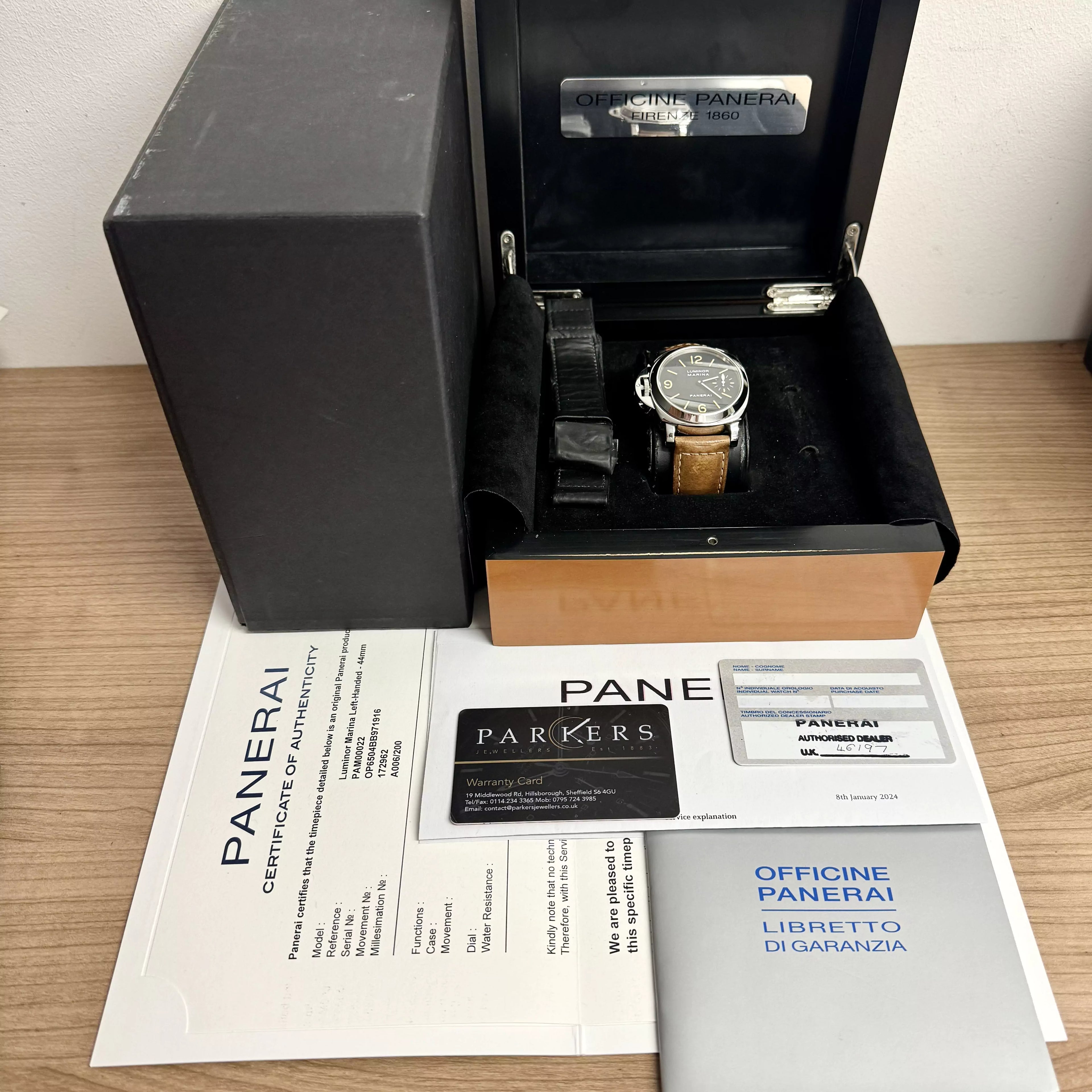 Panerai Luminor A Series 1998 PAM00022A 1998