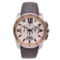 Cartier Calibre De Cartier Chronograph Steel & Gold W7100043 2015