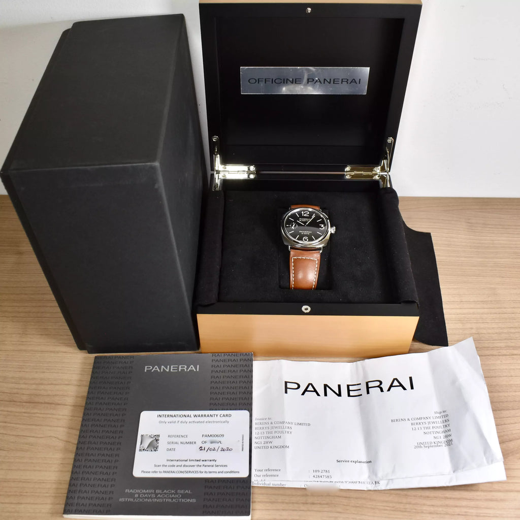 Panerai Radiomir Black Seal 8 Days PAM00609 2020