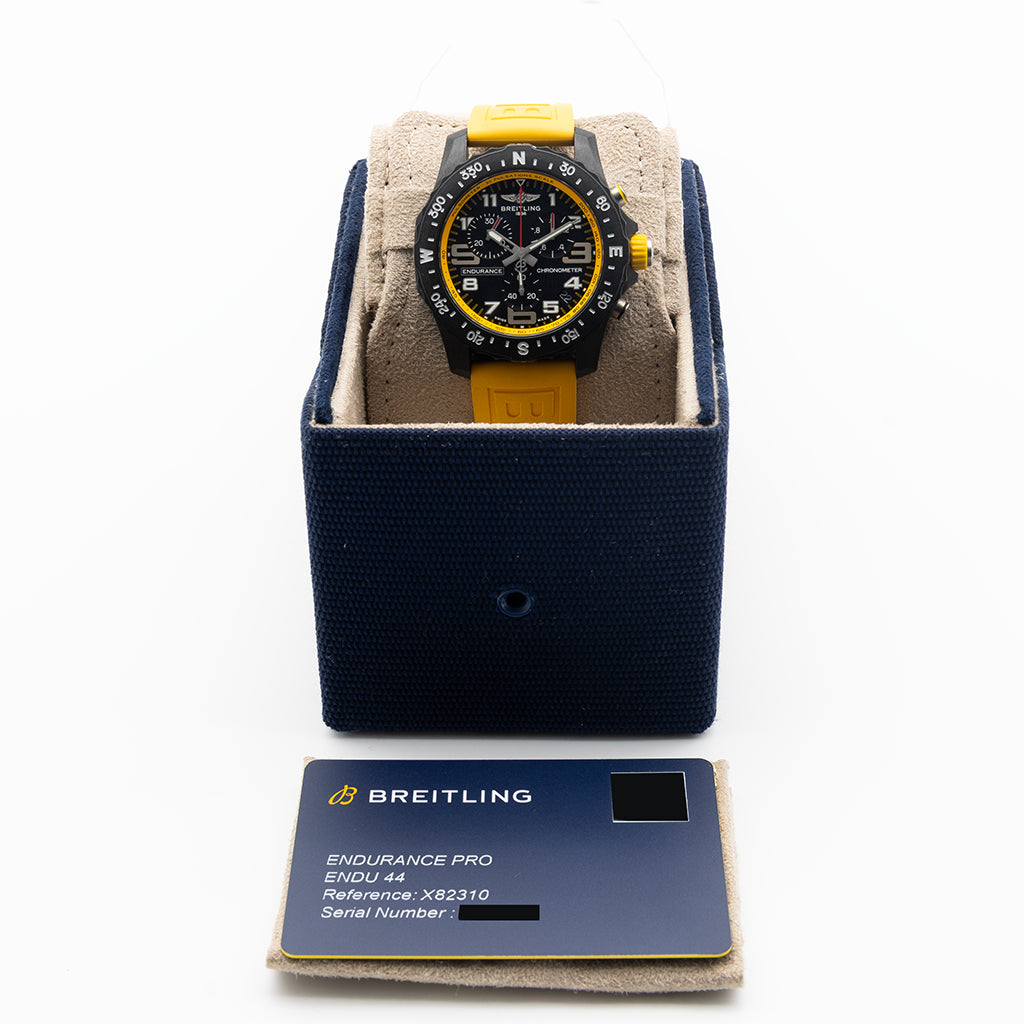 Breitling Endurance Pro Yellow 2024 Excellent Condition - X82310A41B1S1 Box & Papers