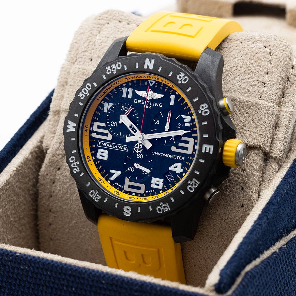 Breitling Endurance Pro Yellow 2024 Excellent Condition - X82310A41B1S1 Box & Papers