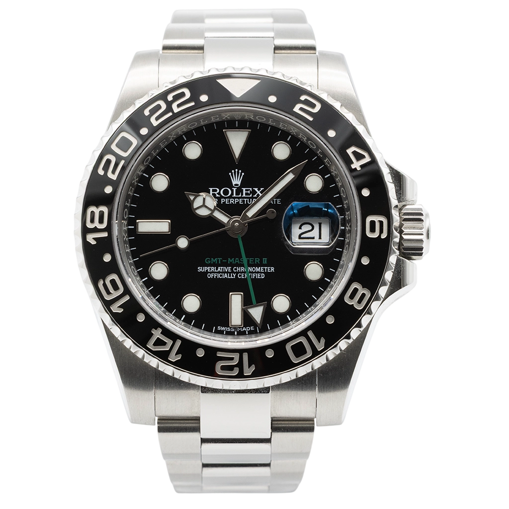 Rolex GMT Master II 40mm Fully Serviced 2026 116710LN 2017 Box & Papers