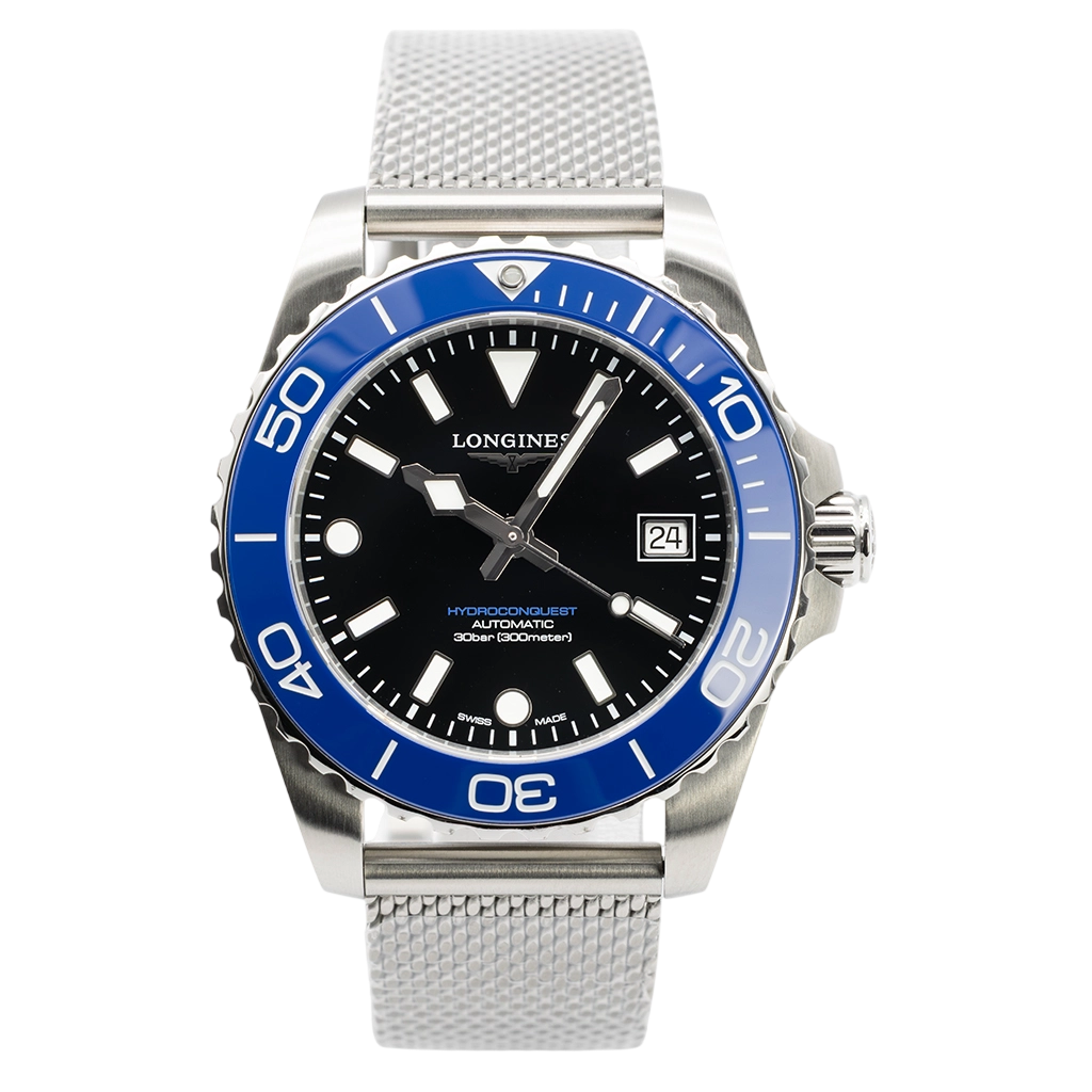 Longines Hydroconquest 39mm Blue Ceramic Bezel L37794906 2026 Box & Papers