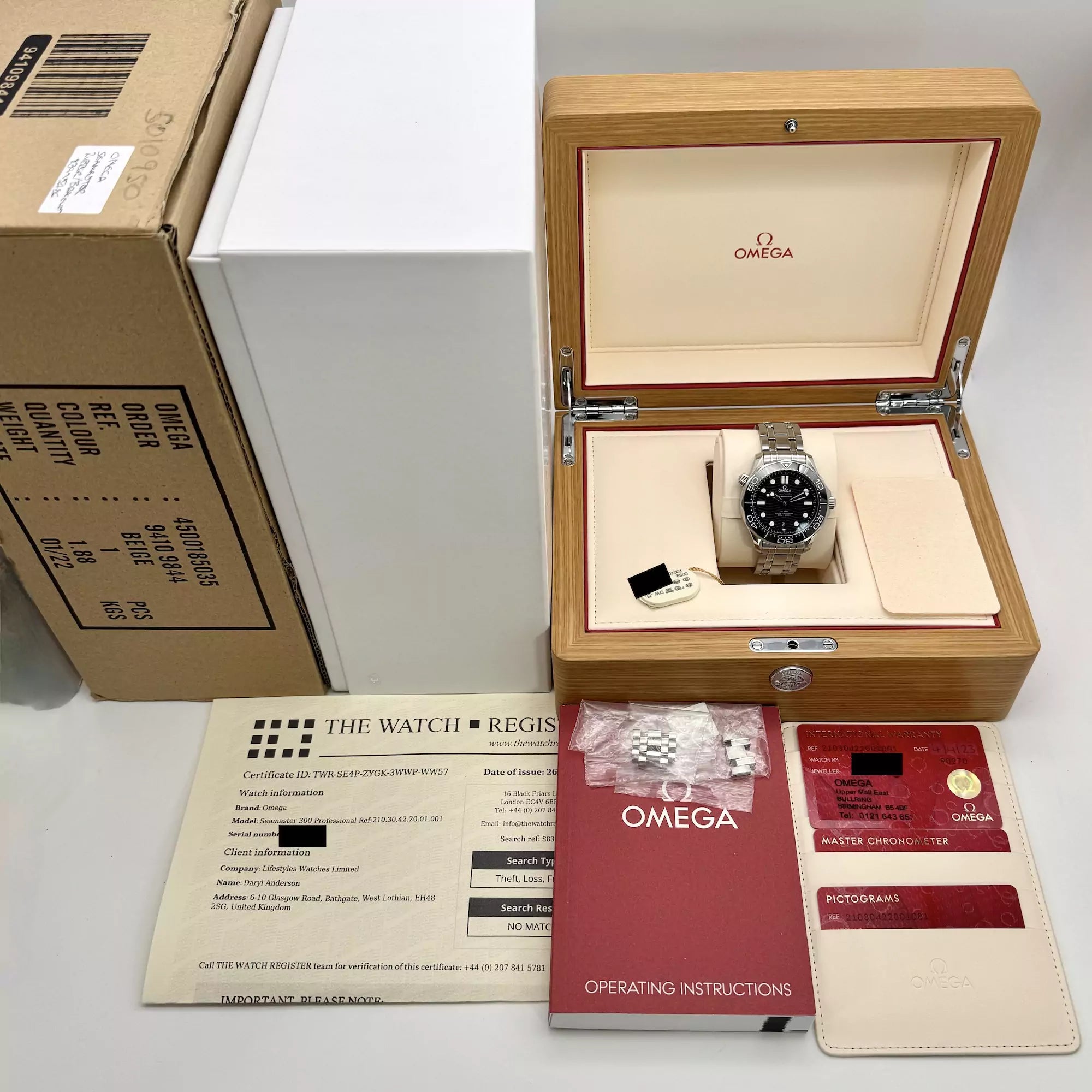 OMEGA Seamaster 42mm 2023 210.30.42.20.01.001 2023