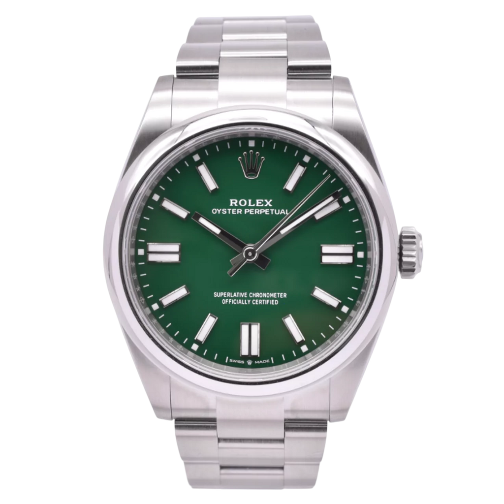 Rolex Oyster Perpetual Green New 2025 134300 2025