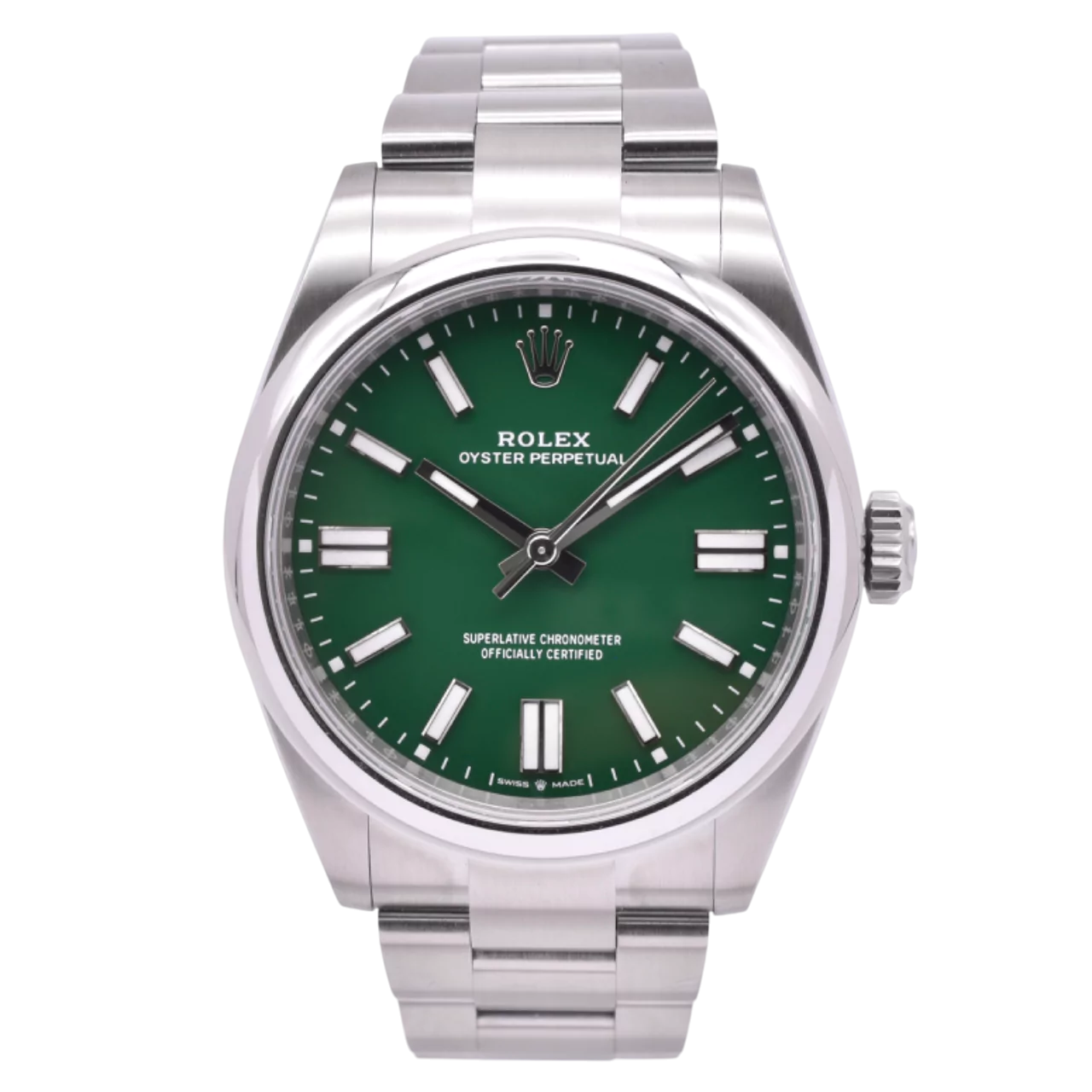 Rolex Oyster Perpetual Green New 2025 134300 2025
