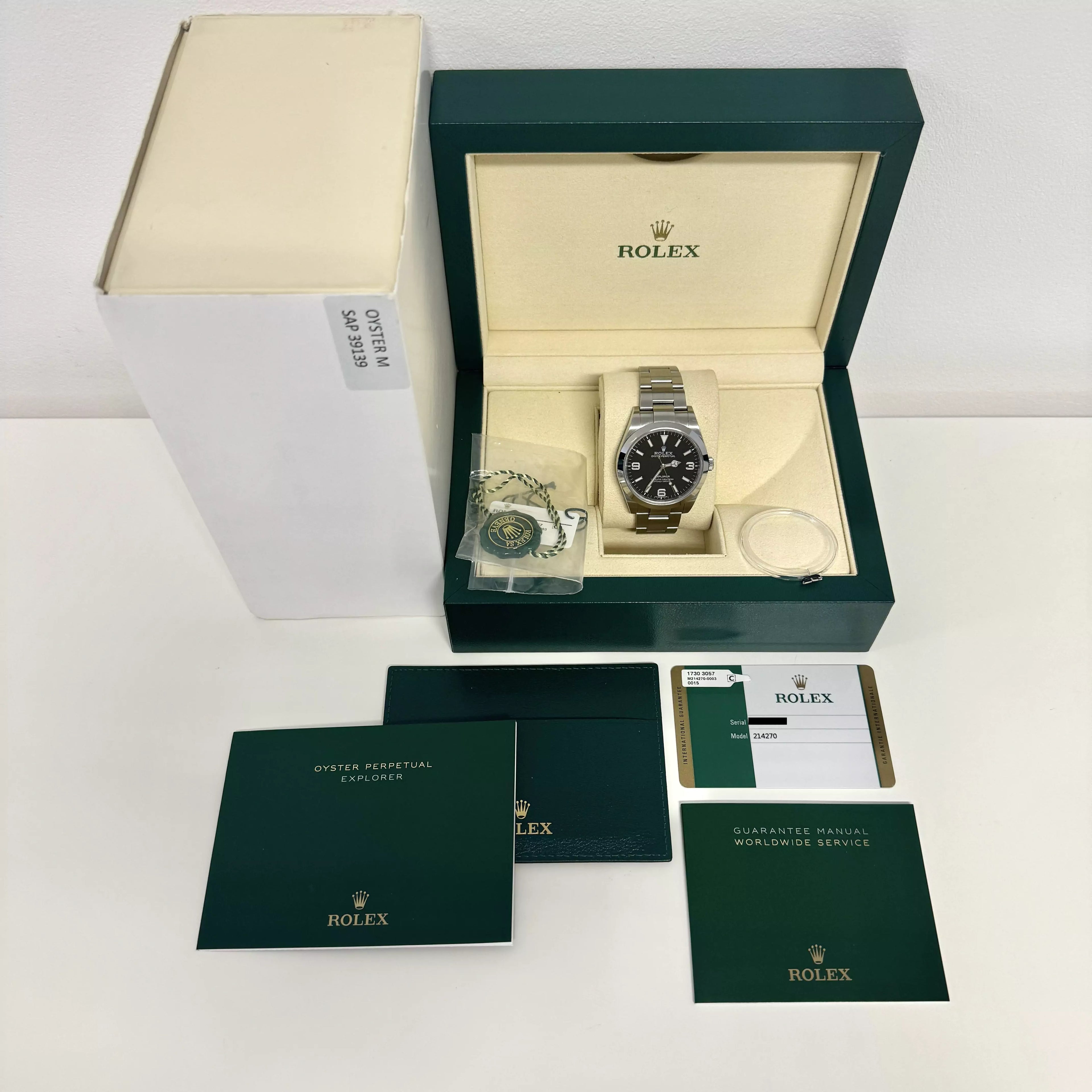 Rolex Explorer 2018 Box & Papers 214270 2018
