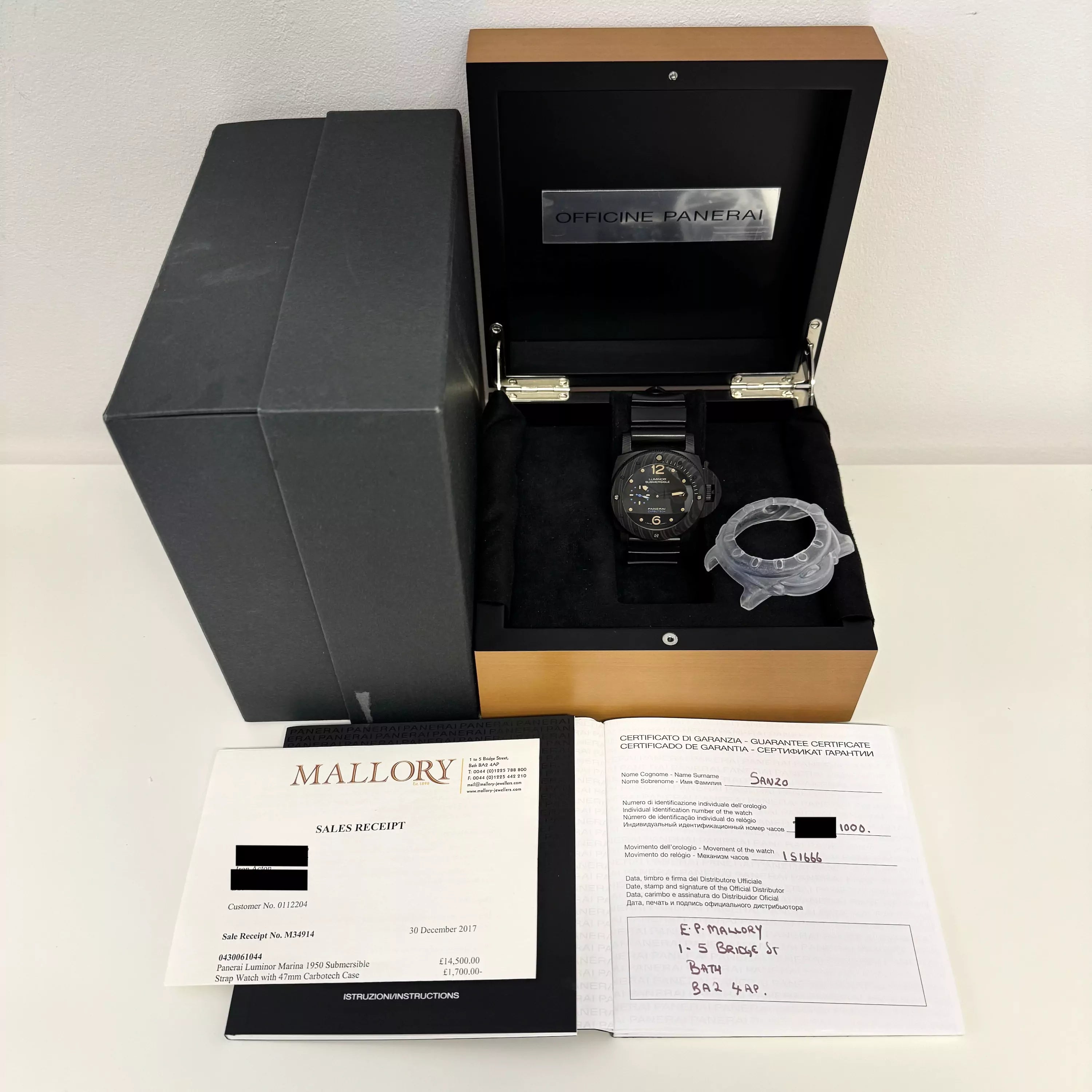 Panerai Submersible 47mm Automatic PAM00616 2017