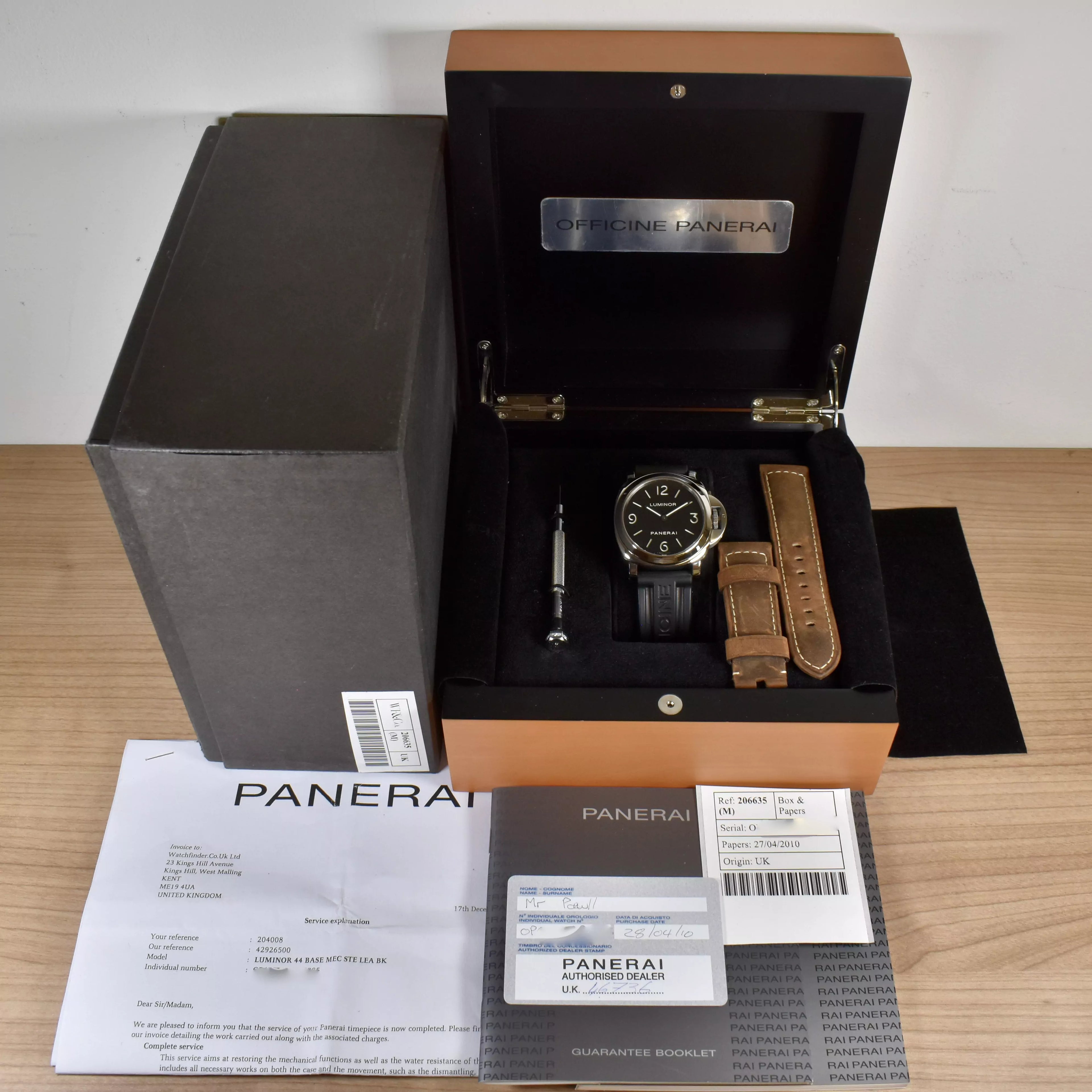 Panerai Luminor 44mm Stainless Steel PAM00112 2010