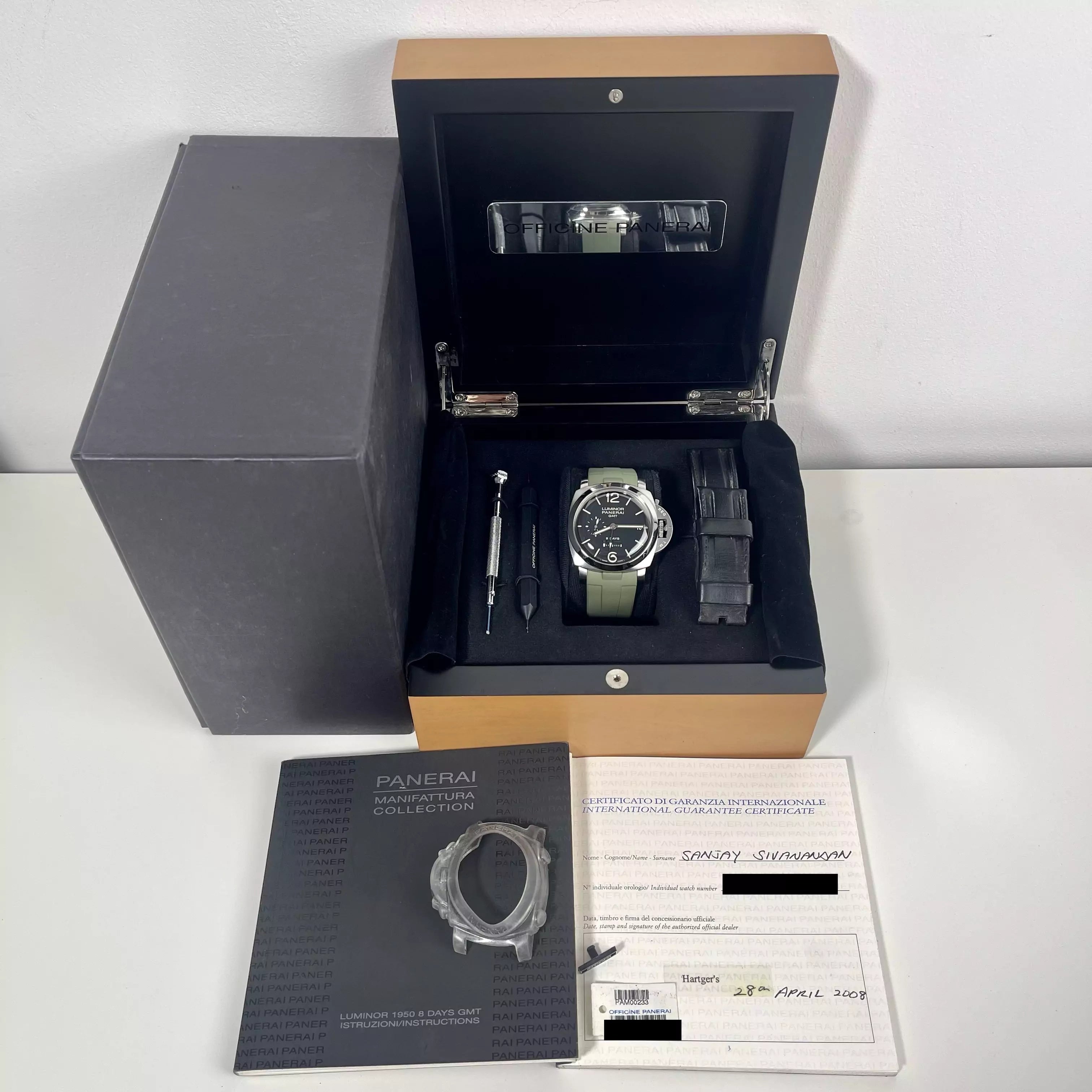 Panerai Luminor Dot Dial Box & Papers PAM00233 2008