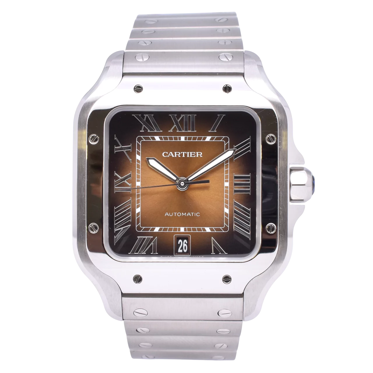 Cartier Santos Large Brown Fumé WSSA0064 2024