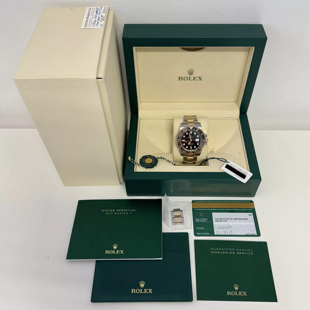 Rolex GMT Master II "Rootbeer" 41mm Rolesor 126711CHNR 2019
