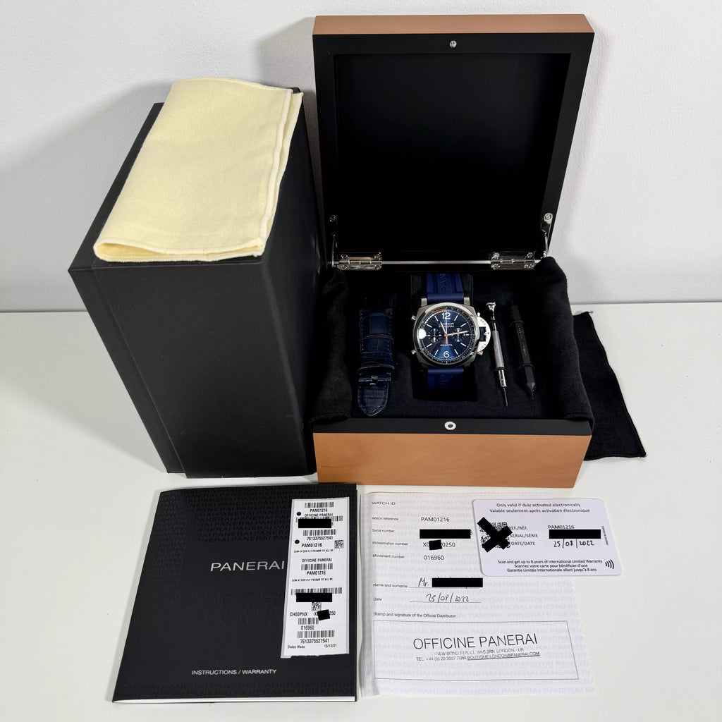 Panerai Luminor Regatta Blu Mare PAM01216 2022