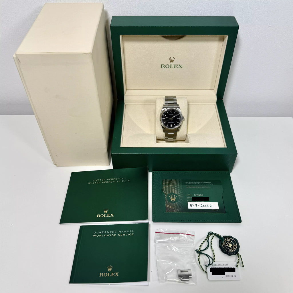 Rolex Oyster Perpetual 2022 Box & Papers 126000 2022
