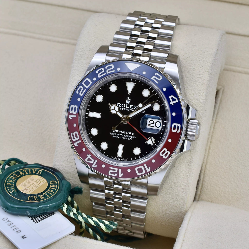 Rolex GMT Master II "Pepsi" Complete Set 126710BLRO 2021