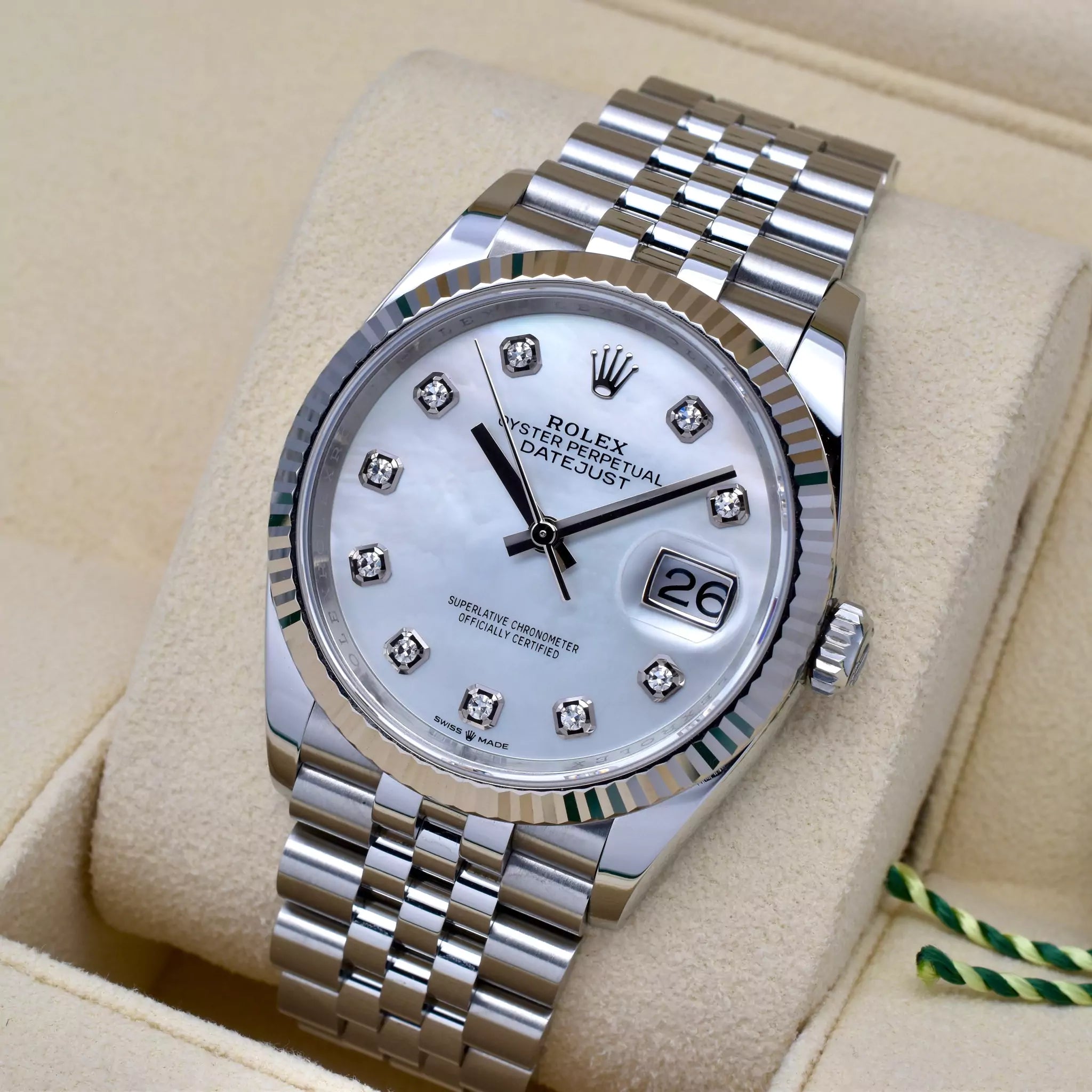 Rolex Datejust Mother-of-Pearl Diamonds 126234-0019 2024