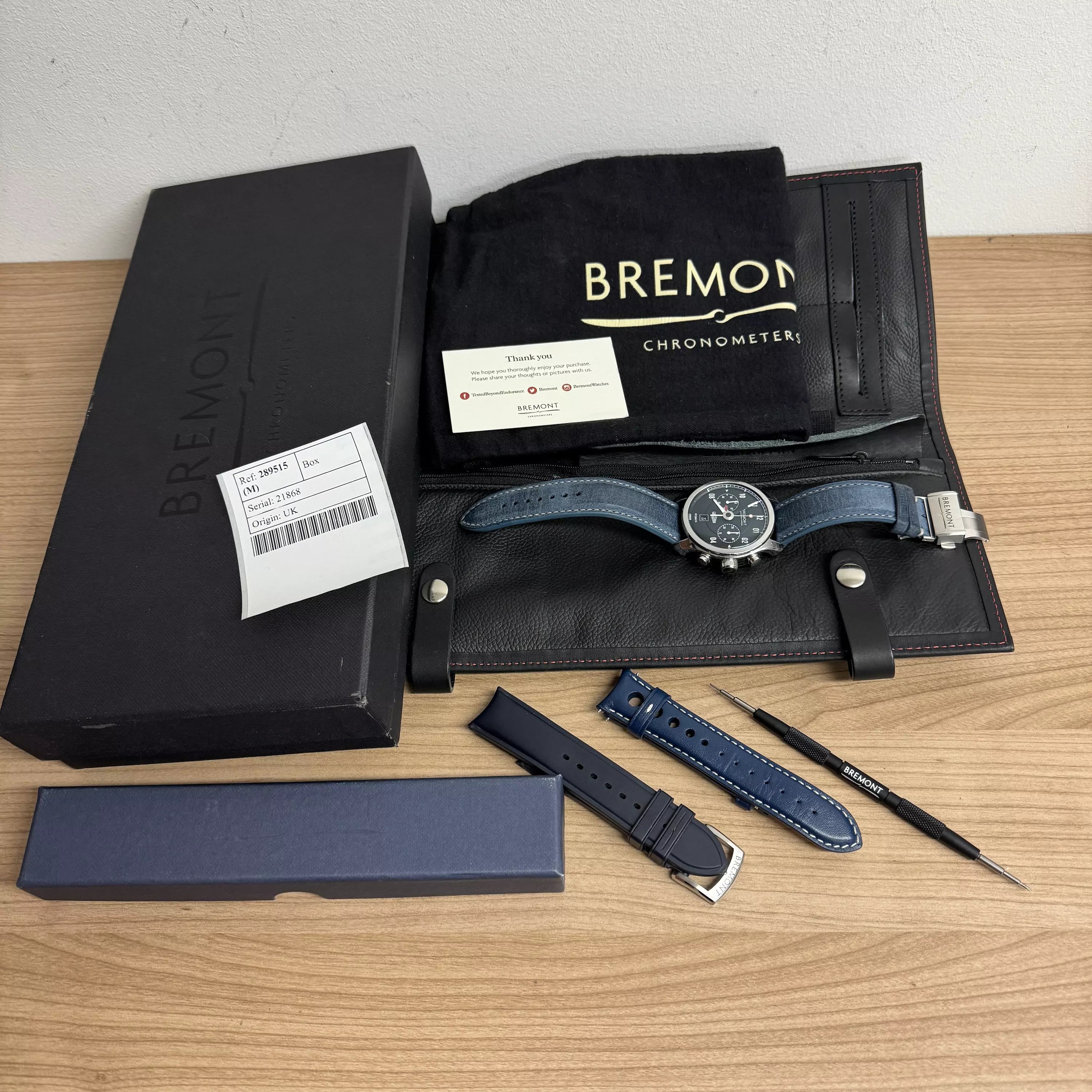 Bremont Jaguar Black Chronograph J-MKII-BK-R-S 2015