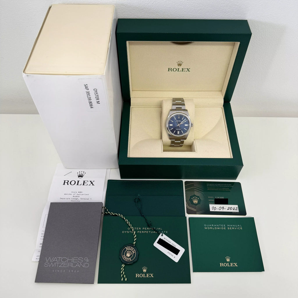 Rolex Oyster Perpetual Blue 2022 124300 2022