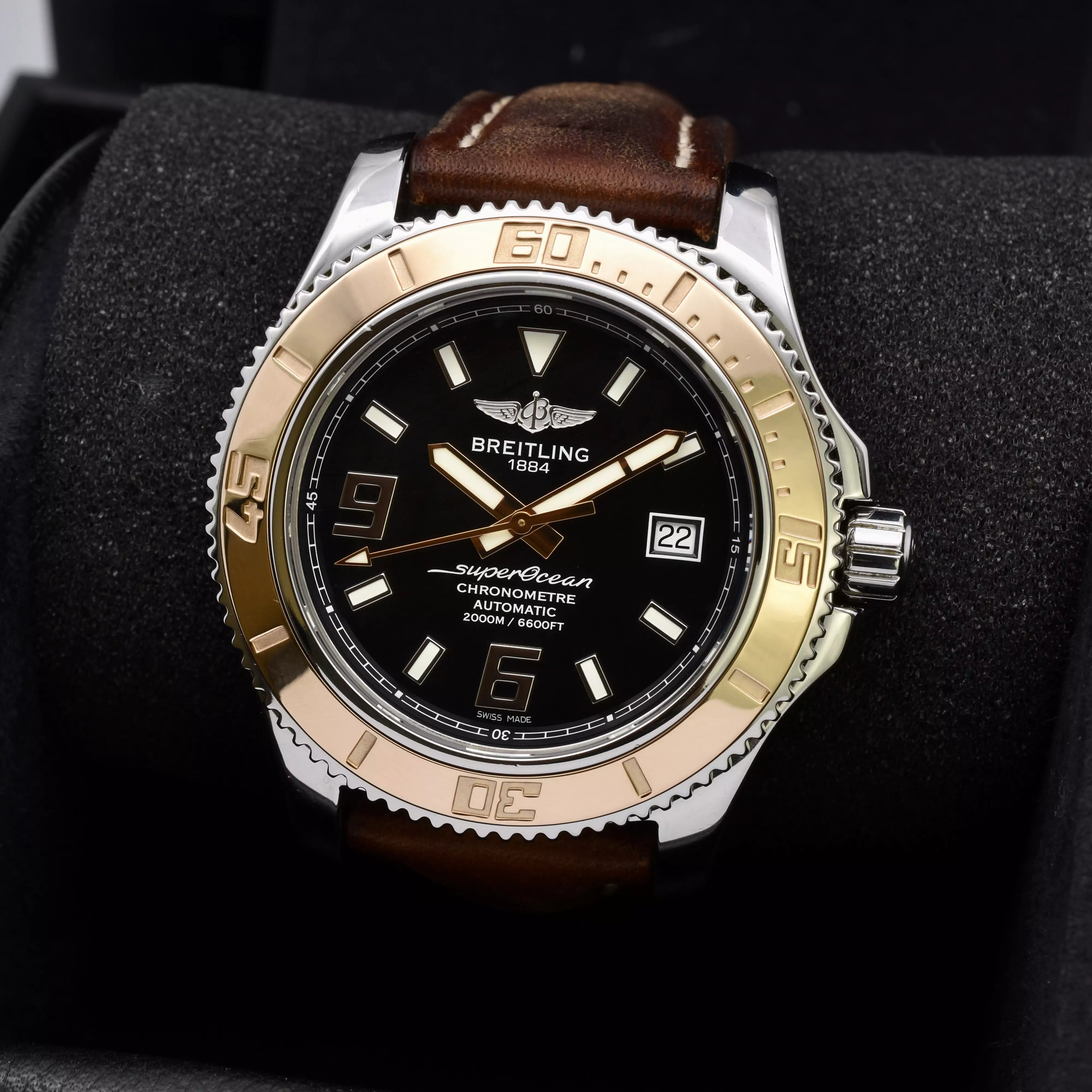 Breitling Superocean Steel & Gold 44mm C17391 2015