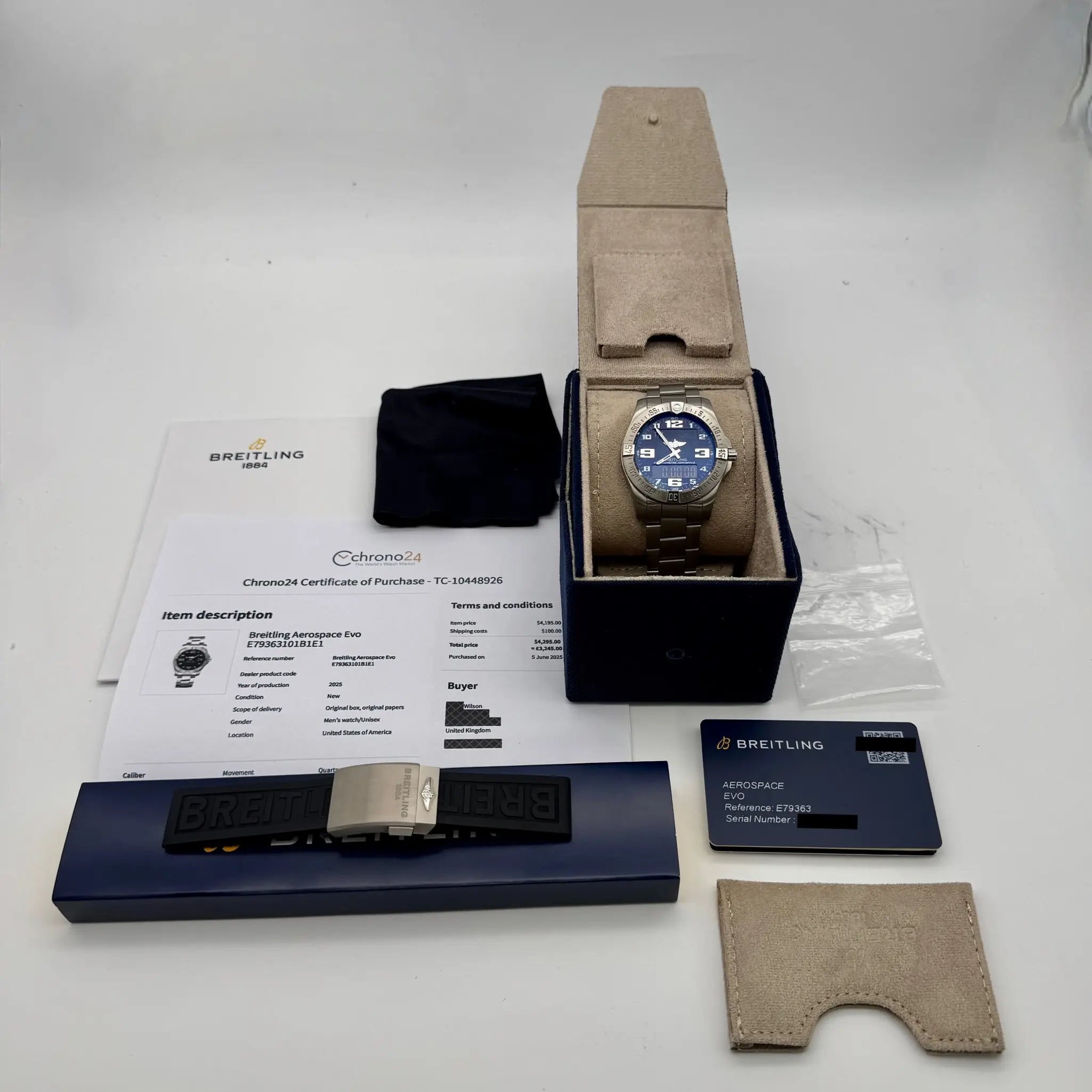 Breitling Aerospace Titanium 2025 E79363101F1E1 2025