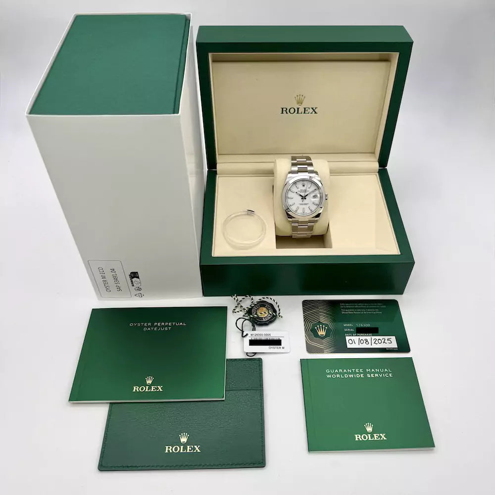 Rolex Datejust White 2025 126300 2025