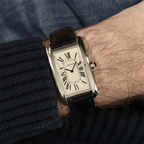 Cartier Tank Américaine 18ct White Gold Fully Serviced 2673 1990