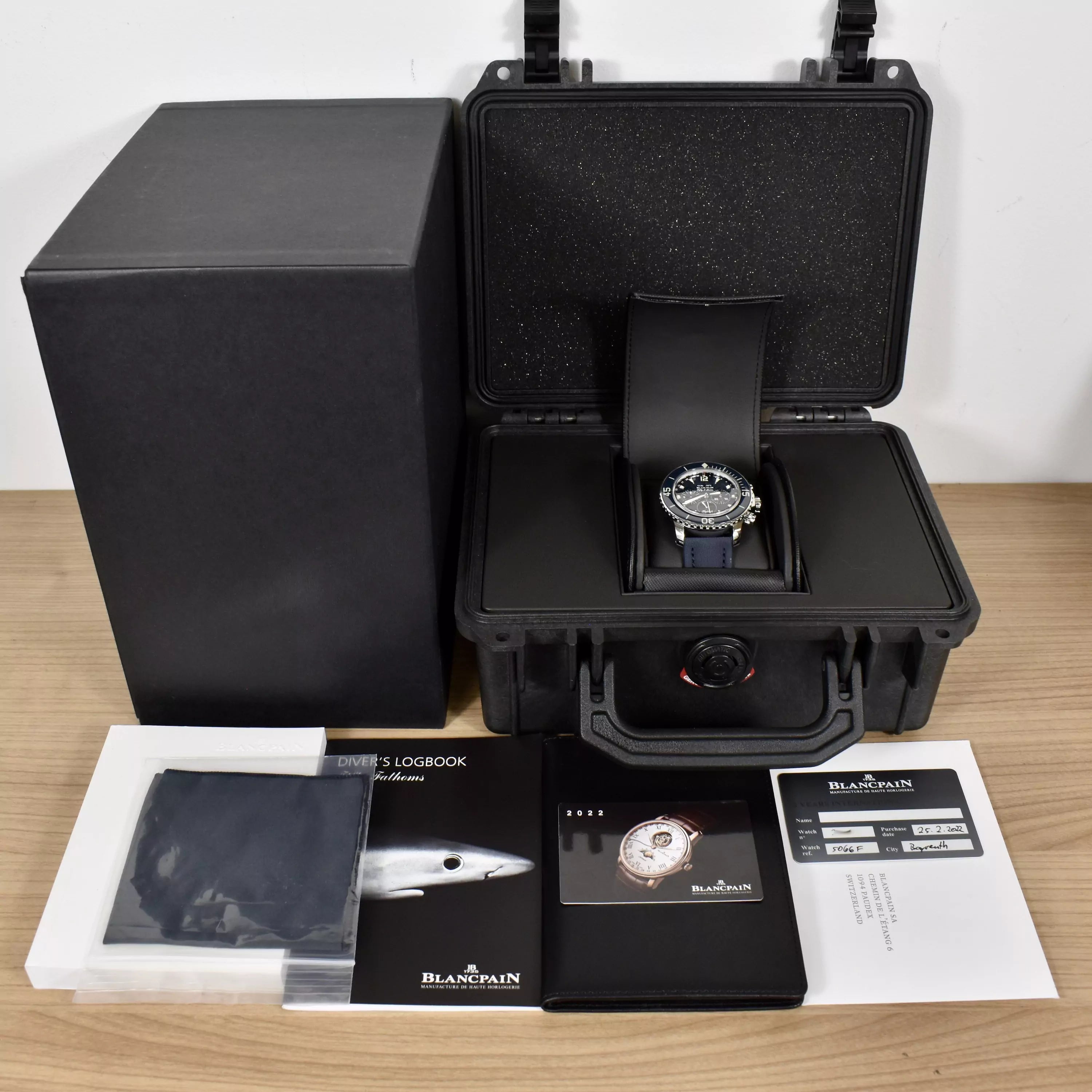 Blancpain Fifty Fathoms Flyback Chronograph 5066F-1140-52B 2022