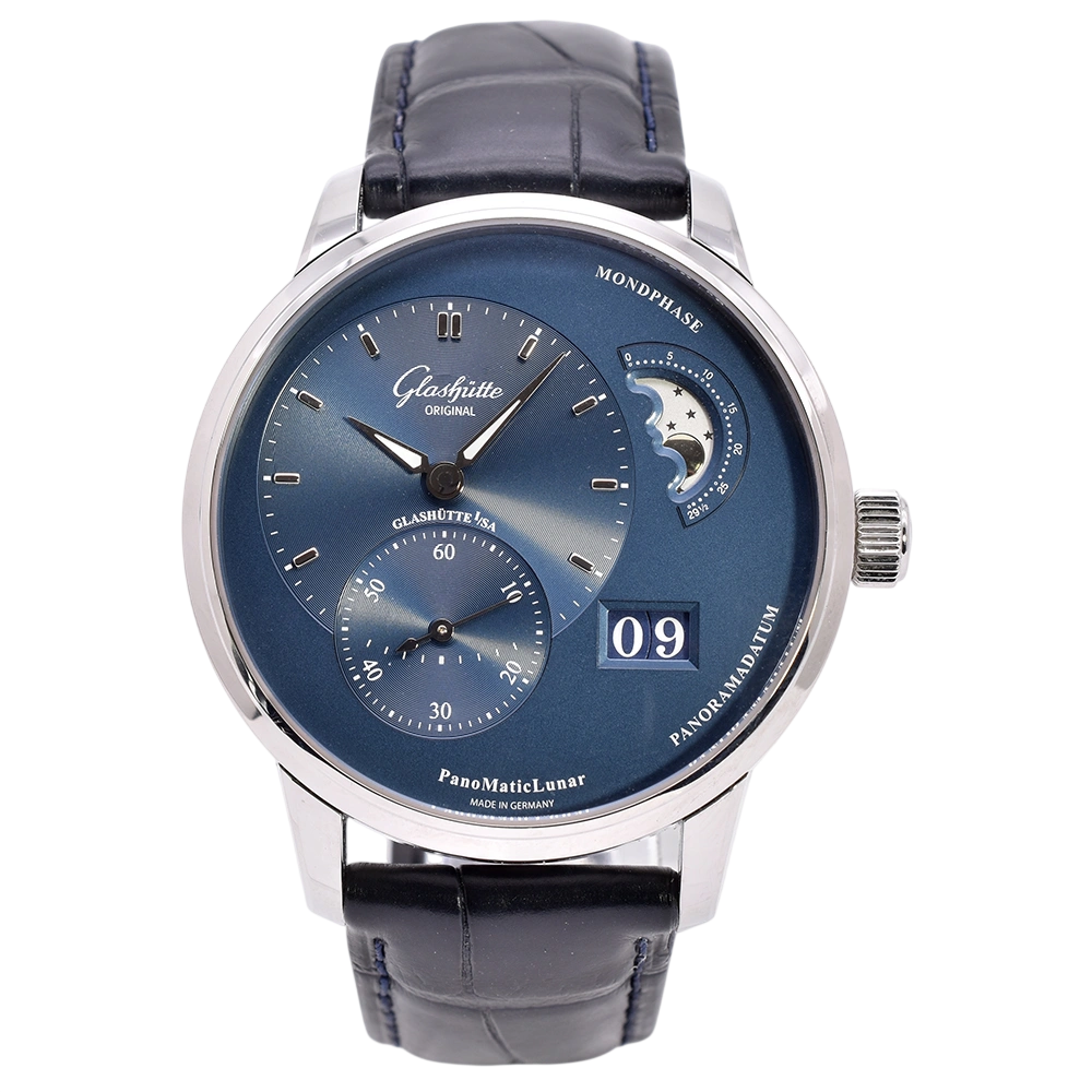 Glashütte Original Panomatic Lunar 40mm Blue 2026 1-90-02-46-32-01