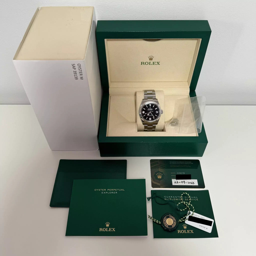 Rolex Explorer 2023 Excellent Set 224270 2023