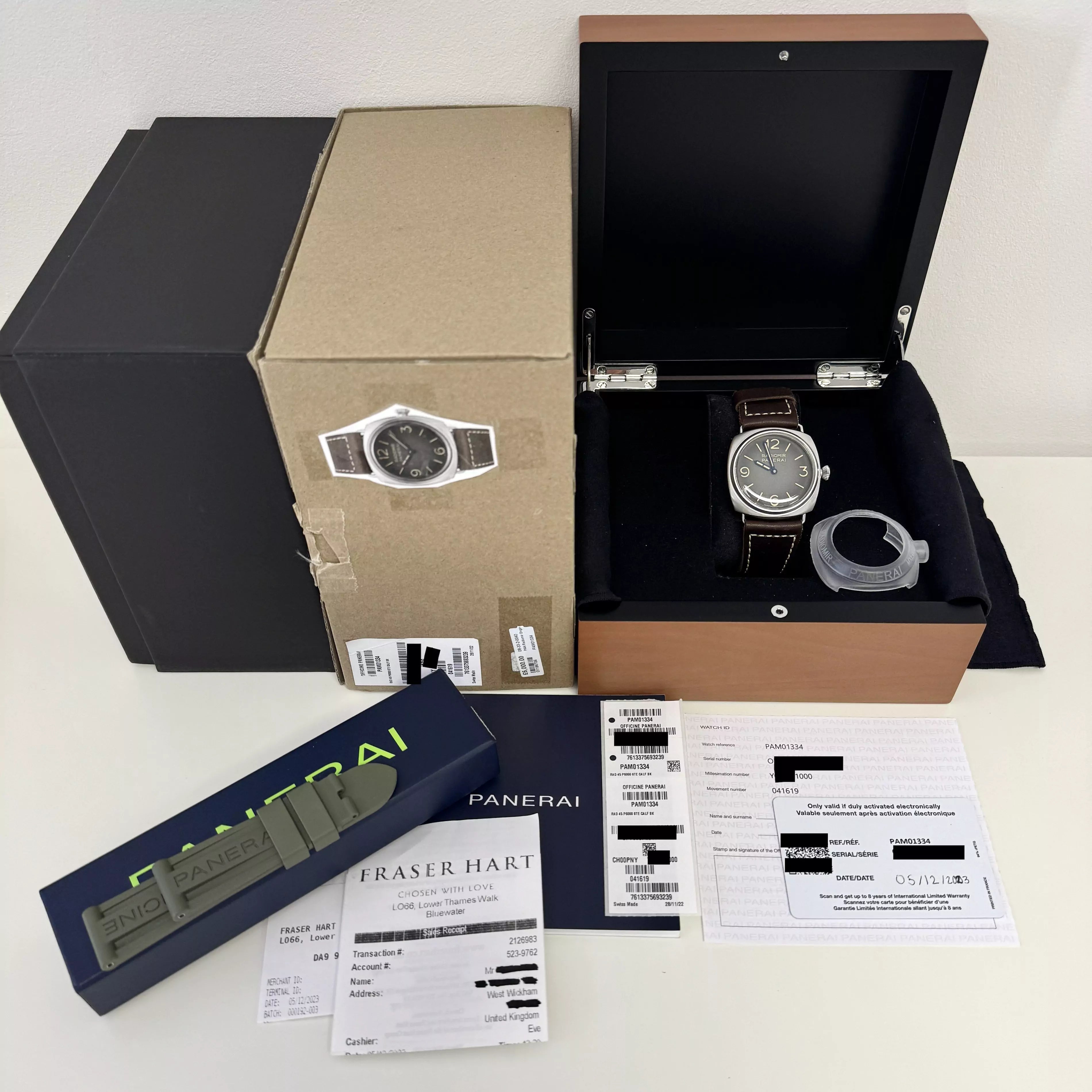 Panerai Radiomir 45mm P.6000 PAM01334 2023