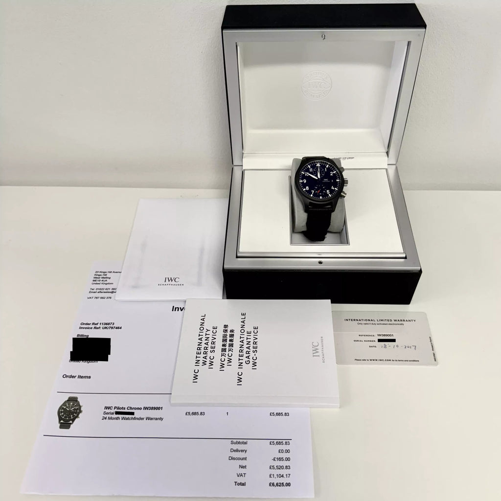 IWC Pilot Chronograph Top Gun IW389001 2017